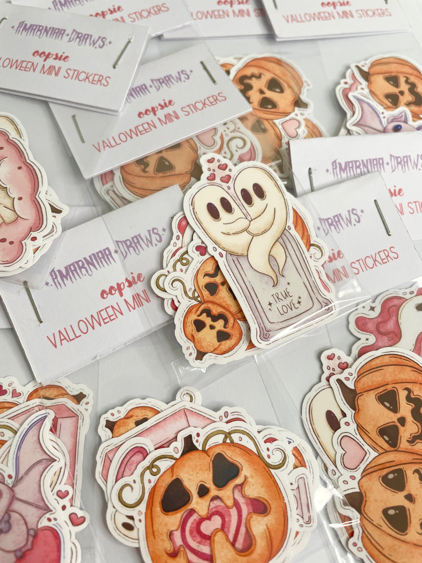 Valloween Mini Mystery Oopsie Sticker Bundle