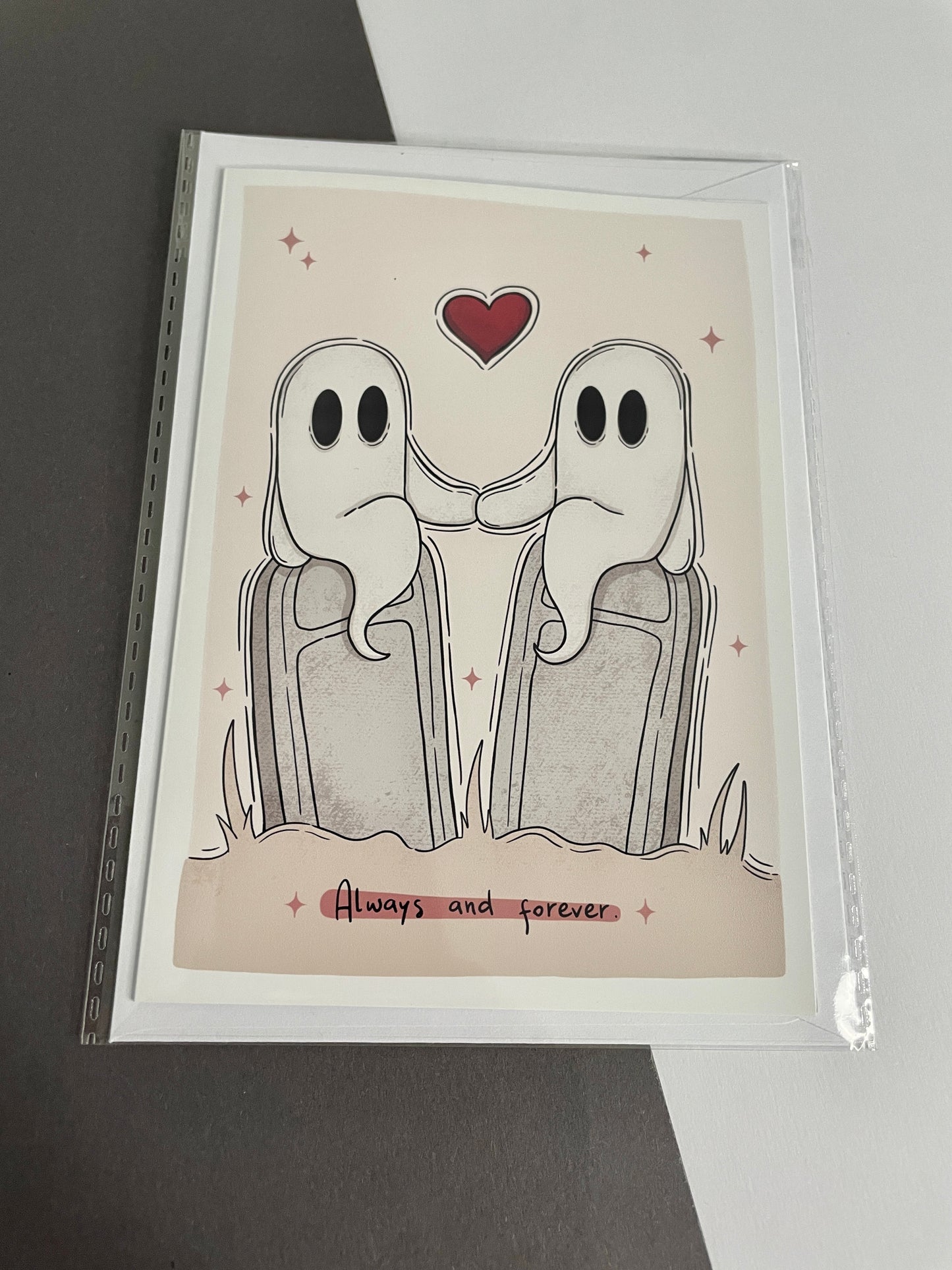 Always and Forever , Valloween Greeting Card