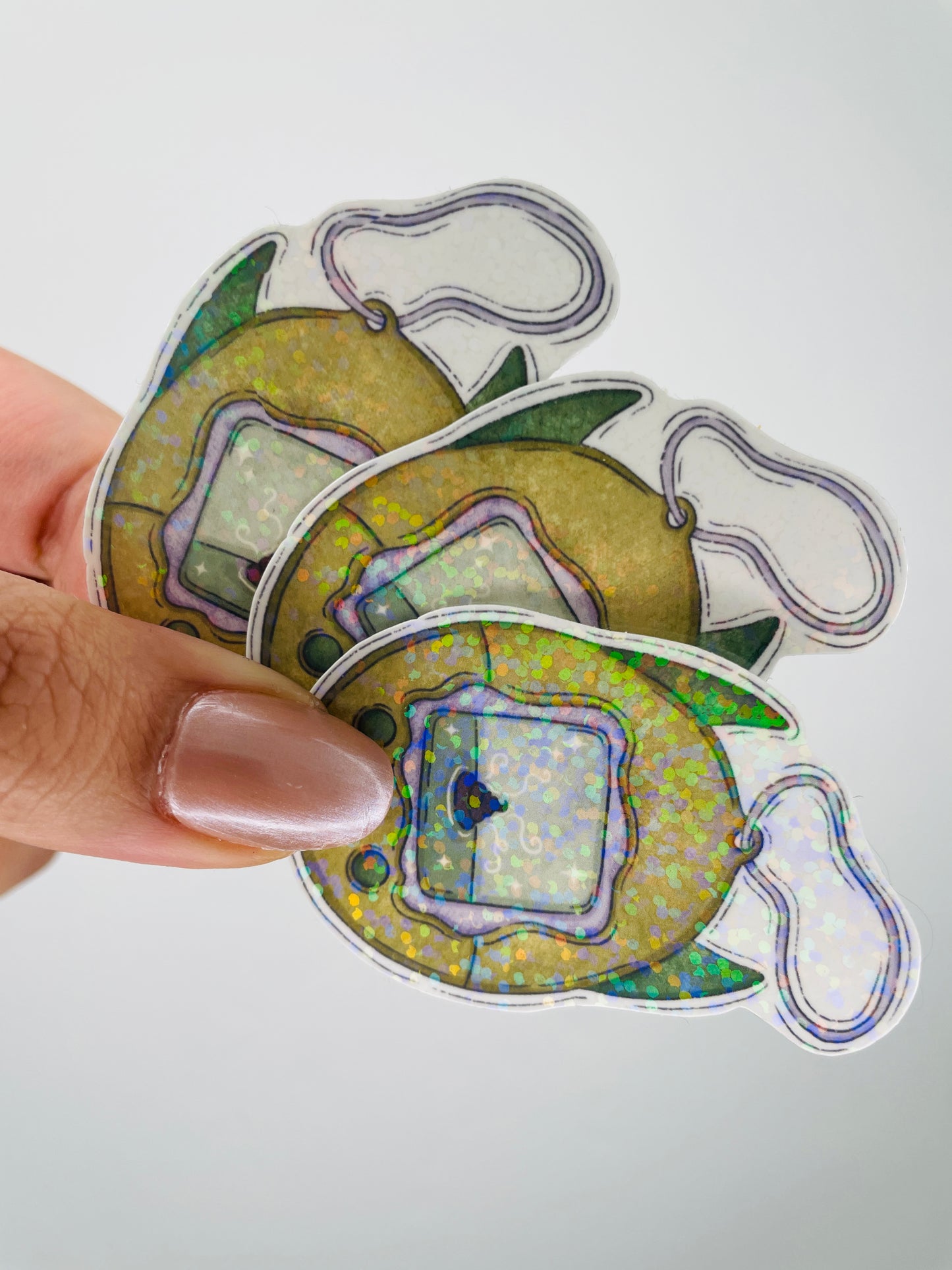 Holographic Pewp Spooky Pocket Pal Sticker